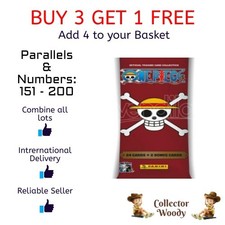Cartões One Piece 25º Aniversário Panini 2024 - #151 - #200 - Paralelos comprar usado  Enviando para Brazil