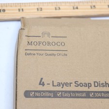 Usado, Suporte para saboneteira Moforoco 4 camadas para parede de chuveiro sem perfuração comprar usado Usado, Suporte para saboneteira Moforoco 4 camadas para parede de chuveiro sem perfuração comprar usado  Enviando para Brazil