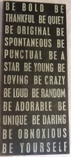 Inspirational sign wall for sale  Kansas City