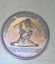 Almirante Nelson 1897 hecho de reliquia insignia tokrn segunda mano  Embacar hacia Mexico