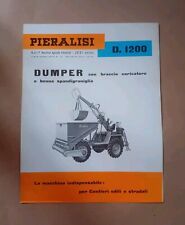 Dumper pieralisi d1200 usato  Brescia