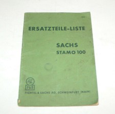 Catálogo de repuestos Sachs Stamo 100 - Edición 1956 segunda mano  Embacar hacia Mexico