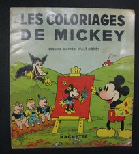 Coloriages mickey walt d'occasion  Paris V