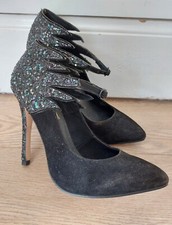 Topshop black suede for sale  WALLASEY