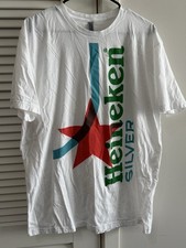 Heineken silver shirt for sale  Potomac