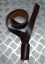 Suporte de ombro vintage de couro com vara de bandeira 1 1/2" alça larga sem fivela comprar usado  Enviando para Brazil