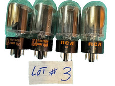 4 tubos fortes super agradáveis Test Nos Rca placa preta 6L6GC/6L6 comprar usado  Enviando para Brazil
