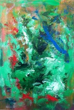 Tableau peinture abstrait d'occasion  Foix