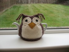 Hand knitted owl for sale  DURHAM