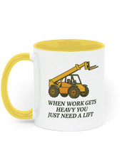Forklift ceramic mug for sale  BROUGH