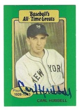 Signed carl hubbell for sale  King of Prussia