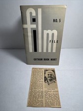1964 GOTHAM BOOK MART Film File No. 5 Catalog with Owner Frances Steloff Article comprar usado  Enviando para Brazil