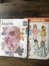 Dolls sewing patterns for sale  ABERYSTWYTH