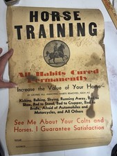 Vintage advertising horse for sale  Carthage