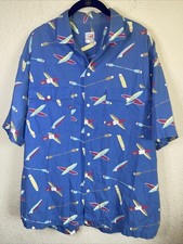 Camisa Merona Sport Paddle Board Remos Row Surf Snap anos 80 anos 90 L vintage lago praia comprar usado  Enviando para Brazil