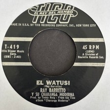 Ray Barretto 1963 Latin Jazz 45 on Tico ~ El Watusi ~ Hear comprar usado  Enviando para Brazil