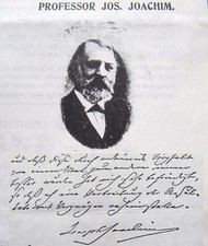 1903 Signed JOSEPH JOACHIM facsimile Letter Violin Gramophone ANTIQUE RECORDS comprar usado  Enviando para Brazil