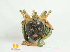 Testa moro ceramica usato  Mascali