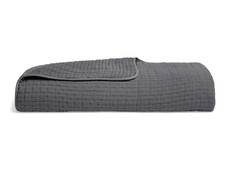 Colcha de algodão orgânico PARACHUTE Air, COMPLETA/QUEEN, cinza seixo - $289 comprar usado  Enviando para Brazil