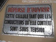 Ancienne plaque catu d'occasion  Vieille-Église