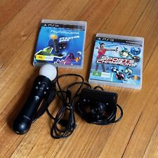 Usado, Controle de movimento Sony PlayStation PS3 Move Starter Pack + câmera + 2 jogos PS4 comprar usado  Enviando para Brazil