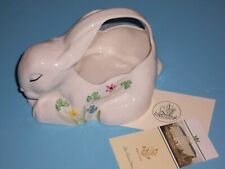 Belleek rabbit basket...nwot for sale  Erie