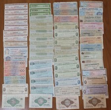 Lotto miniassegni varie usato  Montefelcino