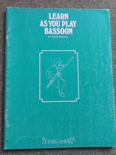 Learn play bassoon. for sale  SALISBURY