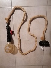 Lampe hanfseil hängeleuchte gebraucht kaufen  Frankfurt am Main