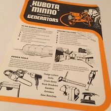 Kubota minno pto for sale  UK