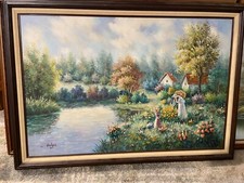 Hodges oil painting for sale  Morganville