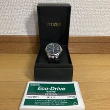Relógio de rádio masculino Citizen Eco-Drive solar analógico com caixa, manual de instruções e comprar usado  Enviando para Brazil