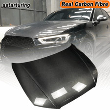 Kit de carroceria tampa do motor capô dianteiro carbono real para Audi A3 S line S3 2014-16 comprar usado  Enviando para Brazil