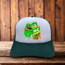 Chapéu caminhoneiro Ecto Cooler Hi-C Juice Box masculino verde Snapback mais fino Ghostbusters comprar usado  Enviando para Brazil