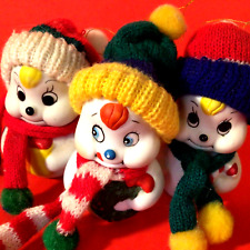 Snowmen bells porcelain for sale  Normal