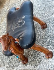 Geschnitzter holz hocker gebraucht kaufen  Ortenburg