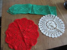 Deckchen gestrickt gehäckelt gebraucht kaufen  Pommersfelden