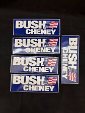 Adesivos presidenciais Bush Cheney conjunto original de 5, usado comprar usado  Enviando para Brazil