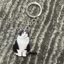 Cat keychain tuxedo for sale  Bakersfield