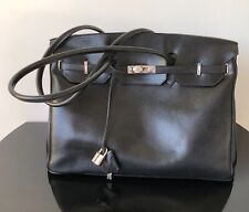 Borsa pelle nera usato  Genova