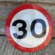 Verkehrsschild 30mph geschwind gebraucht kaufen  Versand nach Germany