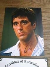 Autógrafo autêntico assinado à mão 8x10 Al Pacino (SCARFACE: Tony Montana) com certificado de autenticidade comprar usado  Enviando para Brazil