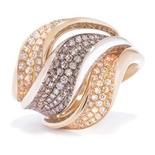 Bicolor ring 750er gebraucht kaufen  Buxtehude