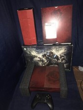 Console Xbox One S Gears of War 4 edição limitada vermelho carmesim comprar usado  Enviando para Brazil