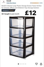 Large plastic drawer for sale  LONDON