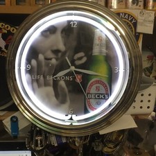 Becks beer clock for sale  Hudson