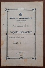 Regno pagella regio usato  Roma