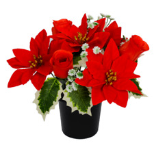 Christmas red rosebud for sale  WIGAN