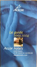 2003 ACCOR NOVOTEL IBIS GUIA DE DIRETÓRIO DE HOTÉIS PASTA DE VIAGEM VINTAGE! comprar usado  Enviando para Brazil