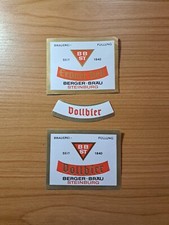 Bieretikett brauerei berger gebraucht kaufen  Marklkofen